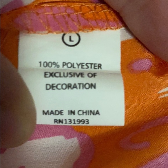 MudPie Tangerine Ikat Sleeveless Maxi Dress Large - Picture 5 of 7